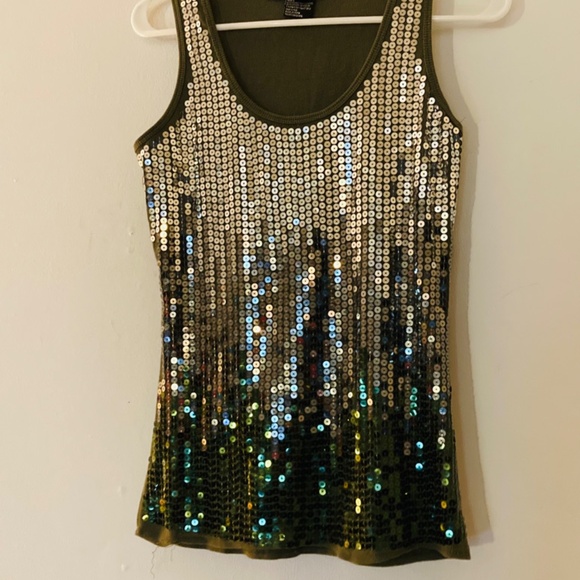 3 pck Sequin tops sz Medium - Picture 6 of 8